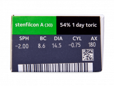 MyDay daily disposable toric (30 db lencse)