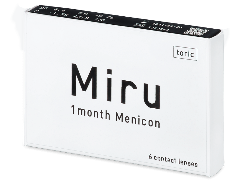 Miru 1 Month Menicon for Astigmatism (6 lencse)