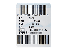 PureVision 2 for Astigmatism (3 db lencse)