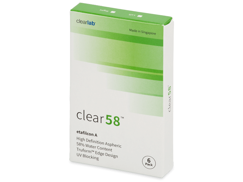 Clear 58 (6 db lencse)