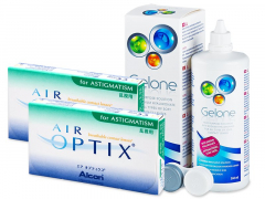 Air Optix for Astigmatism (2x3 db lencse) + 360 ml Gelone ápolószer