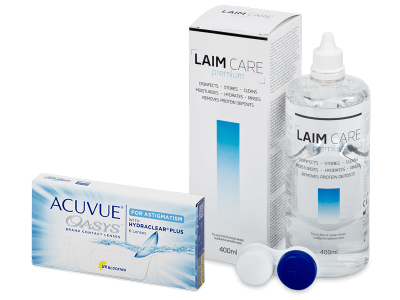 Acuvue Oasys for Astigmatism (6 db lencse) + 400 ml Laim-Care ápolószer