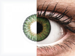 Zöld Air Optix Colors kontaktlencse - dioptria nélkül (2 db lencse)