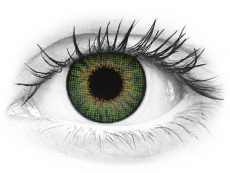 Zöld Air Optix Colors kontaktlencse - dioptriával (2 db lencse)