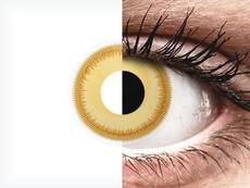 Sárga Avatar ColourVUE Crazy Lens kontaktlencse - dioptria nélkül (2 db lencse)
