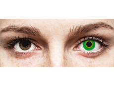 Zöld Hulk ColourVUE Crazy Lens kontaktlencse - dioptria nélkül (2 db lencse)