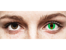 Zöld Raptor ColourVUE Crazy Lens kontaktlencse - dioptria nélkül (2 db lencse)