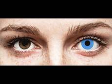 Kék Sky Blue ColourVUE Crazy Lens kontaktlencse - dioptria nélkül (2 db lencse)
