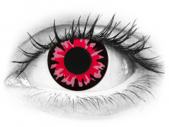 Piros Volturi ColourVUE Crazy Lens kontaktlencse - dioptria nélkül (2 db lencse)