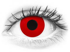 Piros Red Devil ColourVUE Crazy Lens lencse - dioptriás (2 db lencse)