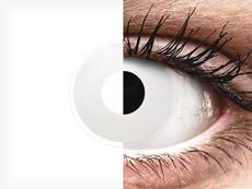 Fehér WhiteOut ColourVUE Crazy Lens lencse - dioptriás (2 db lencse)