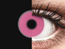 Rózsaszín ColourVUE Crazy Glow kontaktlencse - dioptria nélkül (2 db lencse)