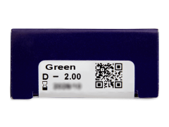 Zöld TopVue Color kontaktlencse - dioptriával (2 db lencse)