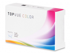 Zafírkék TopVue Color kontaktlencse - dioptriával (2 lencse)
