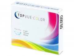 Zafírkék  TopVue Color kontaktlencse - dioptria nélkül (2 db lencse)