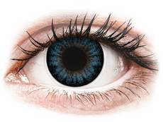 Kék Cool Blue ColourVUE BigEyes kontaktlencse - dioptriás (2 db lencse)