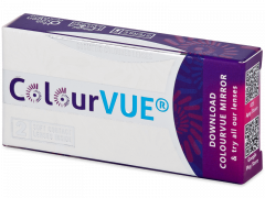 Lila Ultra Violet ColourVUE BigEyes kontaktlencse - dioptria nélkül (2 db lencse)