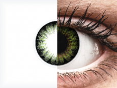 Zöld Party Green ColourVUE BigEyes kontaktlencse - dioptria nélkül (2 db lencse)