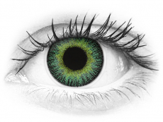 Zöld/sárga ColourVUE Fusion kontaktlencse - dioptriával (2 db lencse)
