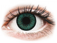 Zöld Jadekő SofLens Natural Colors kontaktlencse - dioptria nélkül (2 db lencse)