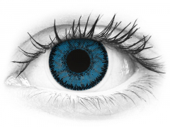 Kék topáz SofLens Natural Colors kontaktlencse - dioptria nélkül (2 db lencse)