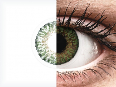 Drágakő zöld FreshLook ColorBlends kontaktlencse - dioptria nélkül (2 db lencse)
