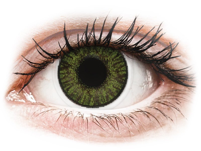 Zöld FreshLook ColorBlends kontaktlencse - dioptriával (2 db lencse)