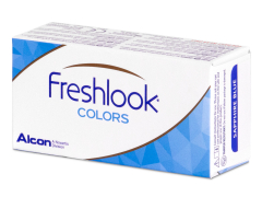 Kék FreshLook Colors kontaktlencse - dioptria nélkül (2 db lencse)