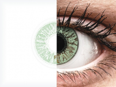 Zöld FreshLook Colors kontaktlencse - dioptriával (2 db lencse)