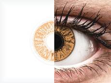 Mogyorószínű FreshLook Colors kontaktlencse - dioptriával (2 db lencse)