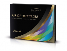 Brilliáns kék Air Optix Colors kontaktlencse - dioptriával (2 lencse)