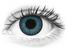 Brilliáns kék Air Optix Colors kontaktlencse - dioptriával (2 lencse)