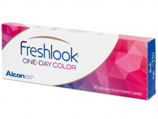 Szürke Freshlook One Day Color kontaktlencse - dioptriával (10 db lencse)
