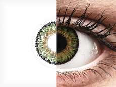 Zöld Freshlook One Day Color kontaktlencse - dioptria nélkül (10 db lencse)