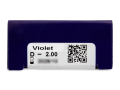 Violet TopVue Color kontaktlencse - dioptriával (2 lencse)
