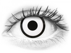 Fehér White Zombie ColourVUE Crazy Lens napi lencsék - dioptria nélkül (2 db lencse)
