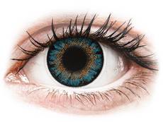 Kék ColourVue One Day TruBlends kontaktlencse - dioptriával (10 db lencse)