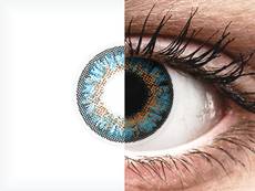 Kék ColourVue One Day TruBlends kontaktlencse - dioptriával (10 db lencse)