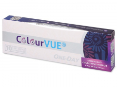 Kék ColourVue One Day TruBlends kontaktlencse - dioptriával (10 db lencse)