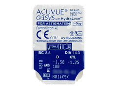 Acuvue Oasys 1-Day with HydraLuxe for Astigmatism (30 db lencse)