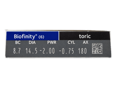 Biofinity Toric (6 db lencse)