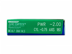 Air Optix plus HydraGlyde for Astigmatism (6 db lencse)