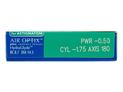 Air Optix plus HydraGlyde for Astigmatism (3 db lencse)