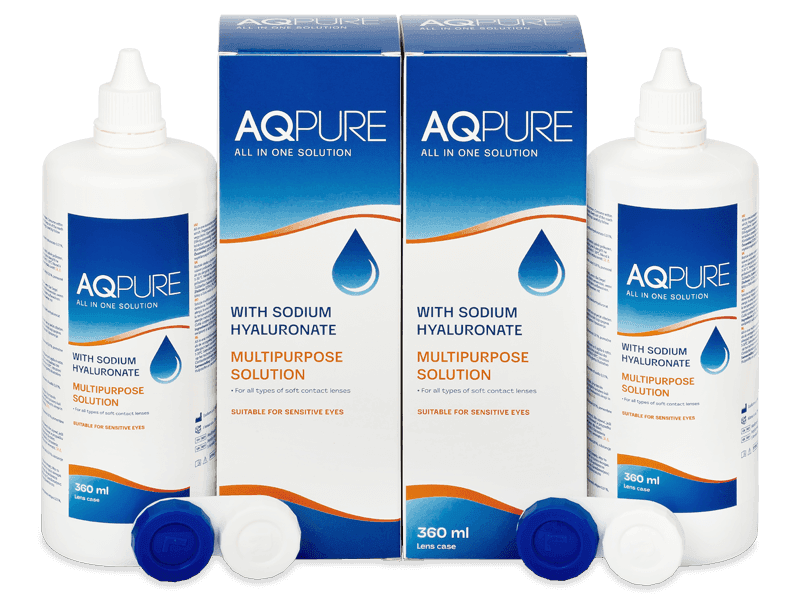 AQ Pure kontaktlencse folyadék 2 x 360 ml 