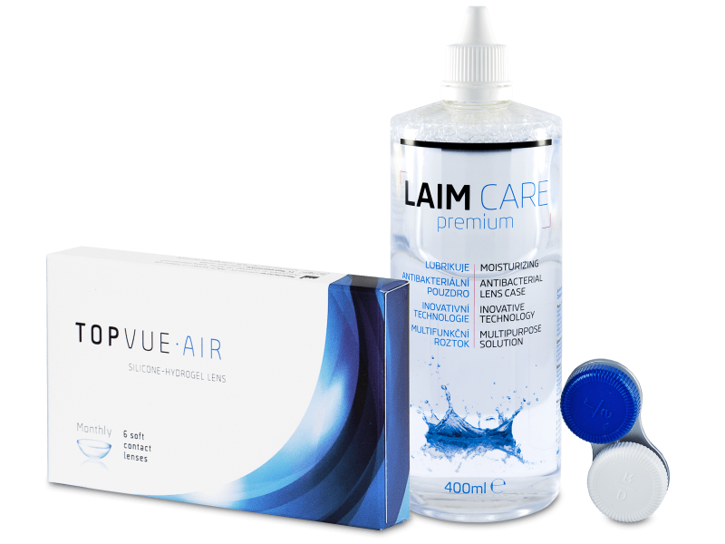 TopVue Air (6 db lencse) + 400 ml LAIM-CARE ápolószer