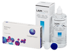 Biofinity Toric (6 db lencse) + Laim Care kontaktlencse folyadék 400 ml