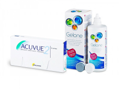 Acuvue 2 (6 db lencse) + 360 ml Gelone ápolószer