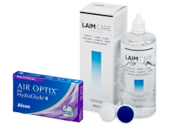 Air Optix plus HydraGlyde Multifocal (6 db lencse) + 400 ml Laim-Care ápolószer