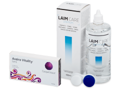 Avaira Vitality Toric (3 db lencse) + 400 ml Laim-Care ápolószer
