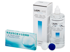 Bausch + Lomb ULTRA (6 db lencse) + 400 ml Laim-Care ápolószer